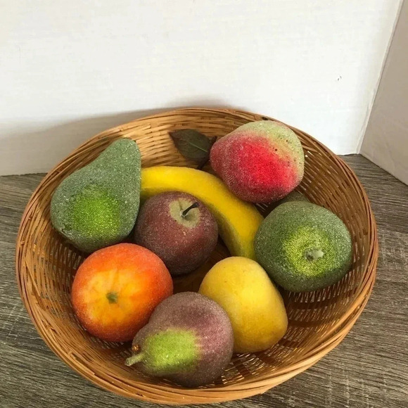 Candied Faux Fruit Basket - Picture 3 of 9
